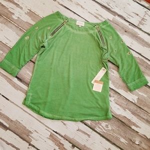 Ethereal Grommet and Zipper Top - Small